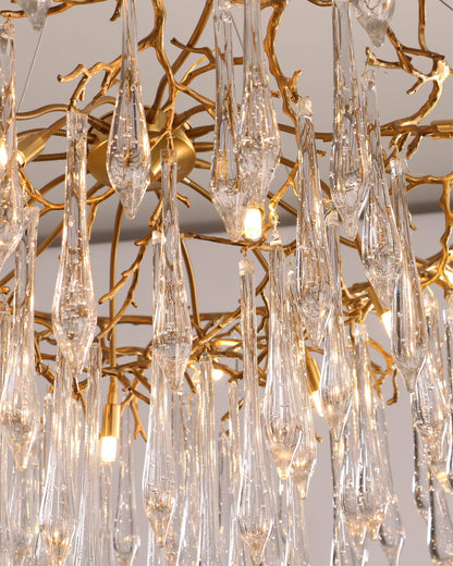 Branchs Brass Chandelier - Nuvé