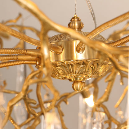 Branchs Brass Chandelier - Nuvé