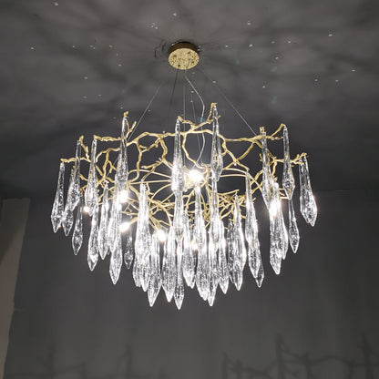 Branchs Brass Chandelier - Nuvé