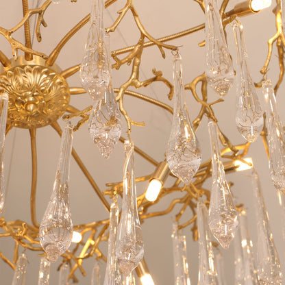 Branchs Brass Chandelier - Nuvé