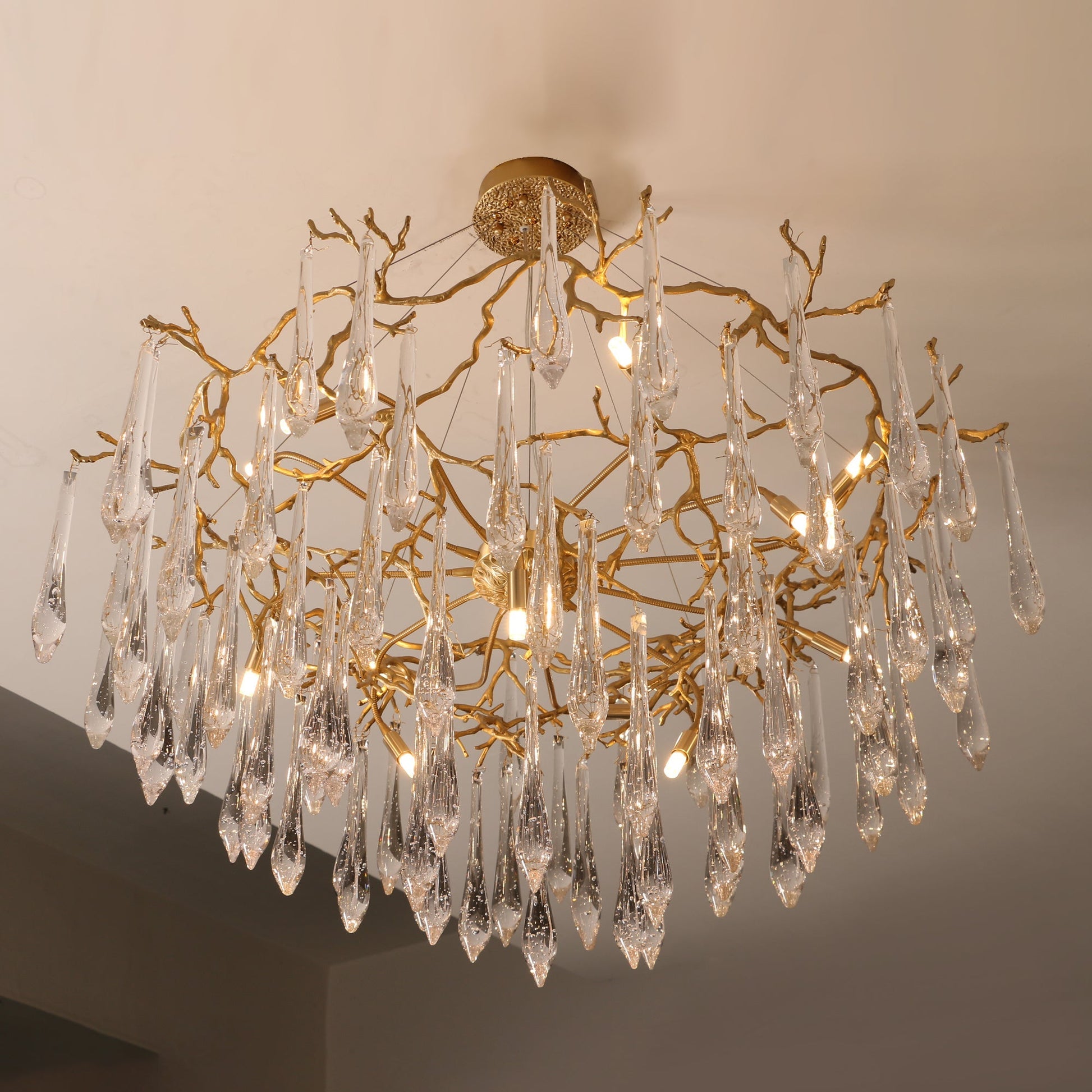 Branchs Brass Chandelier - Nuvé