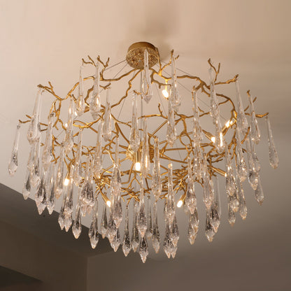 Branchs Brass Chandelier - Nuvé