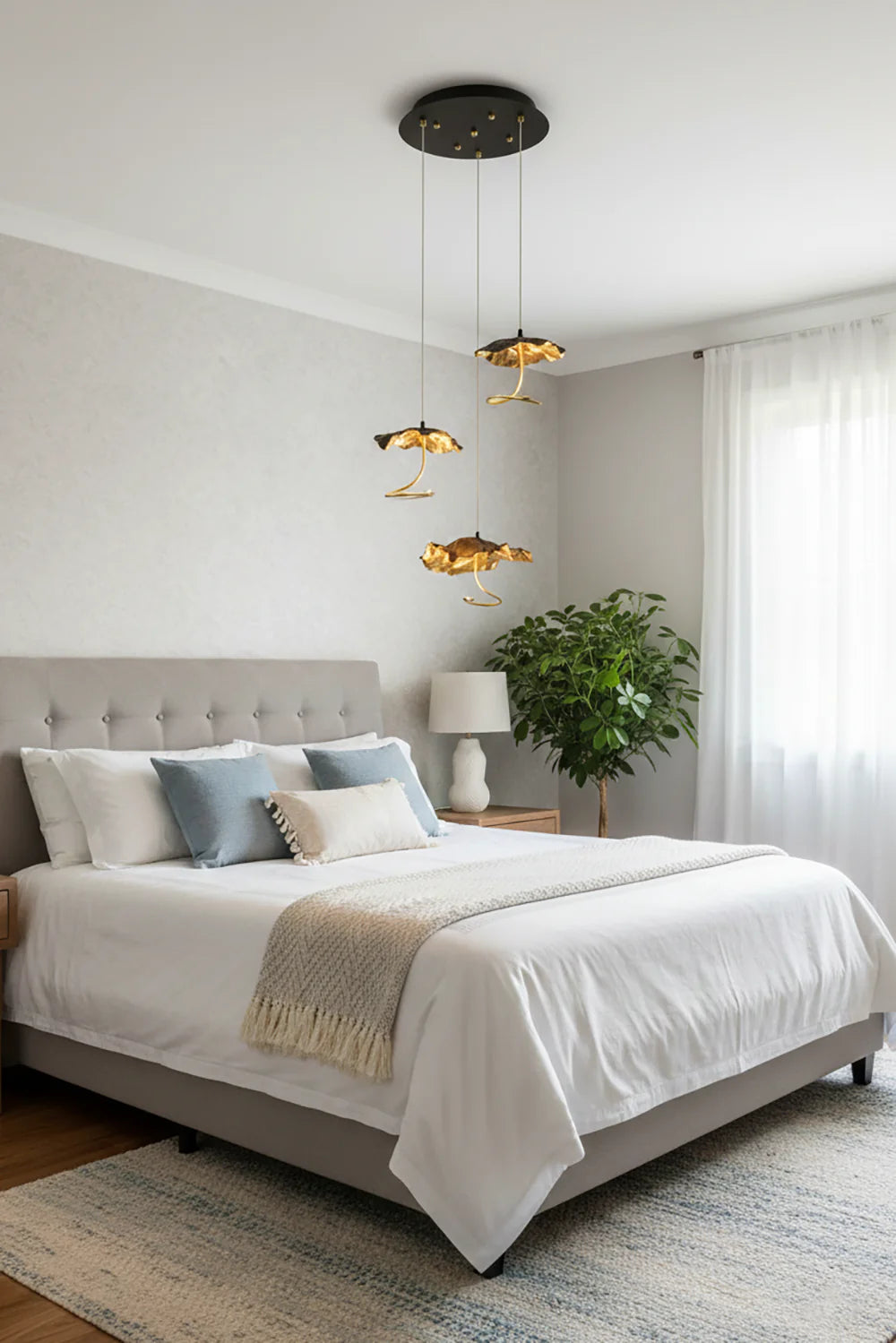 Brass aviary constellation chandelier by korewolamp featuring intricate bird and star-shaped designs in a polished brass finish.