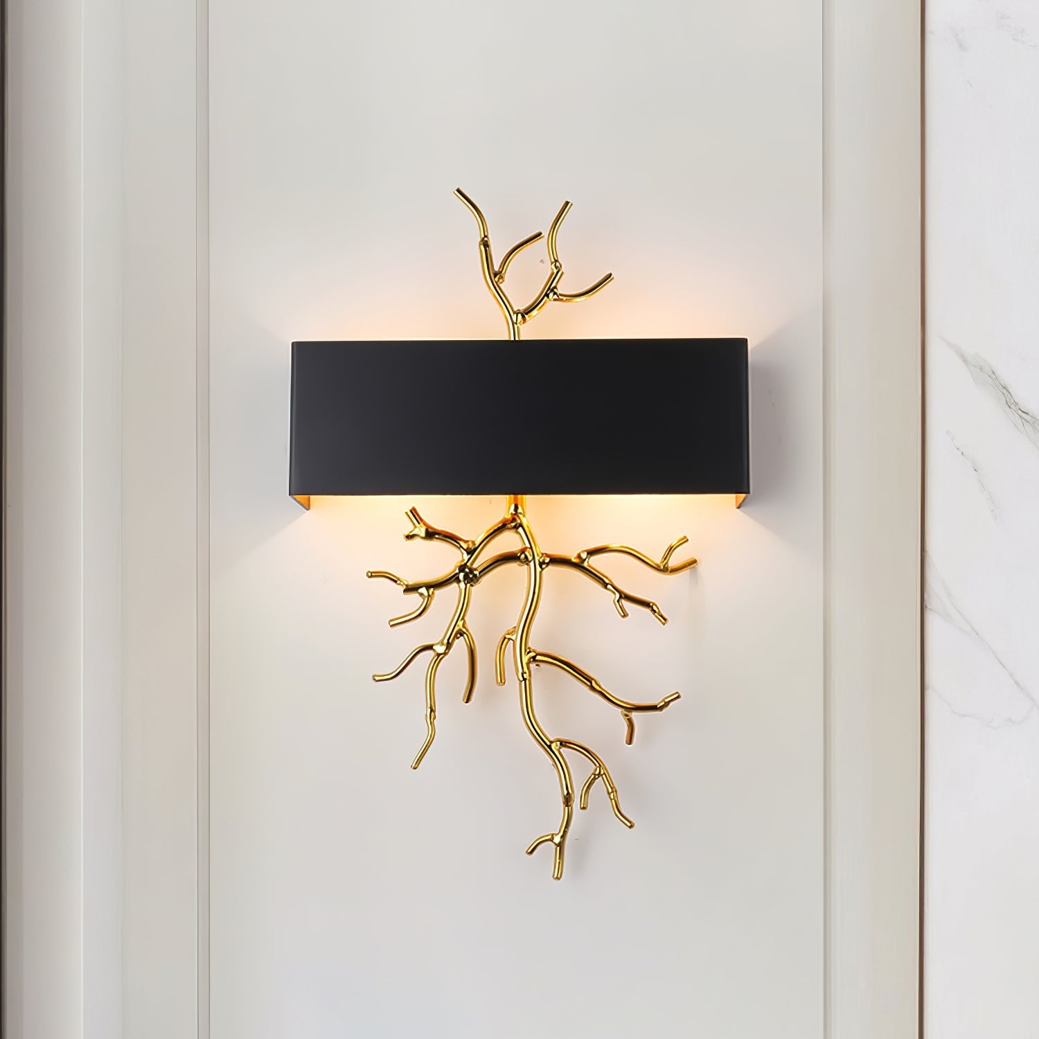 Brass Branch Wall Lamp - Nuvé