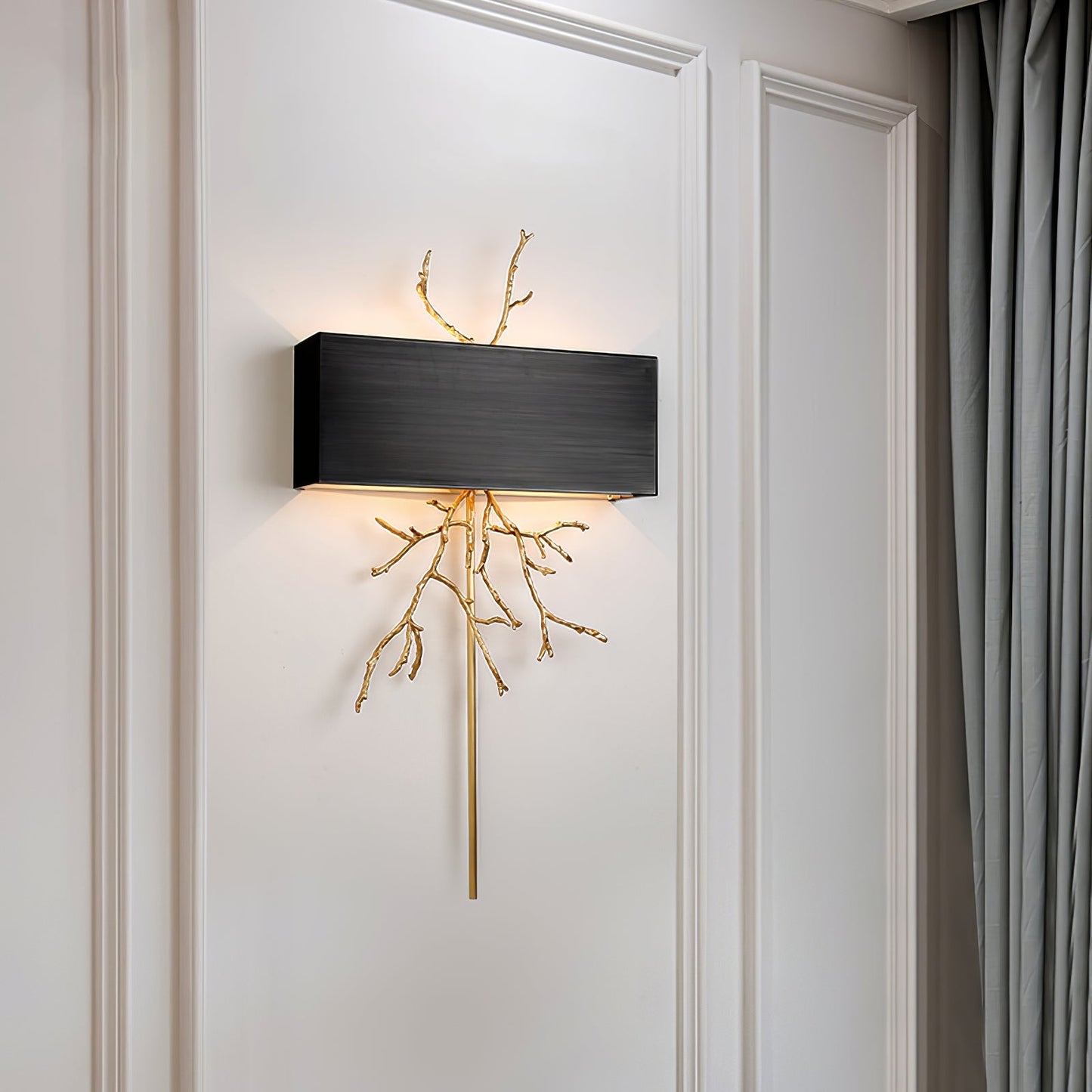 Brass Branch Wall Lamp