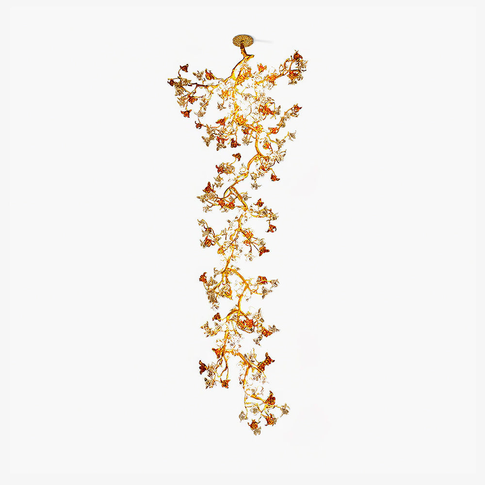 Brass Maple Branch Chandelier - Nuvé