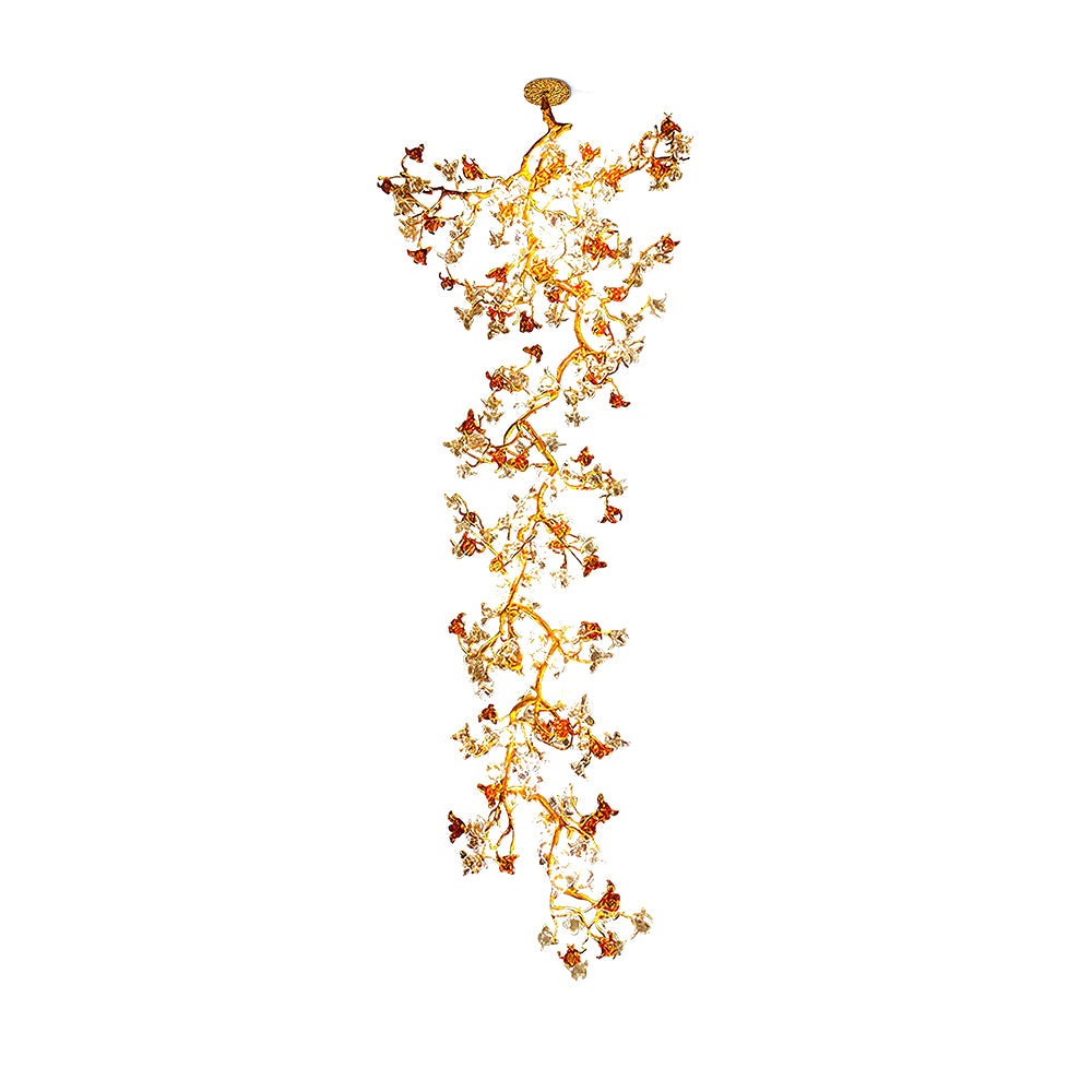 Brass Maple Branch Chandelier - Nuvé