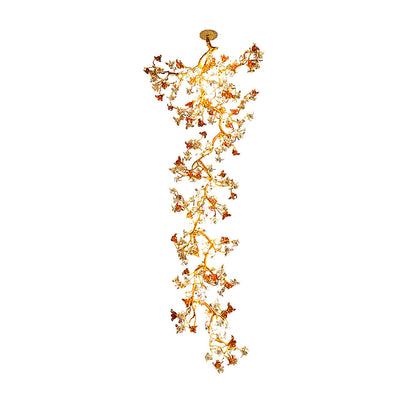 Brass Maple Branch Chandelier - Nuvé