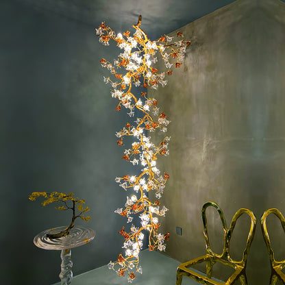 Brass Maple Branch Chandelier - Nuvé