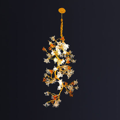 Brass Maple Branch Chandelier - Nuvé