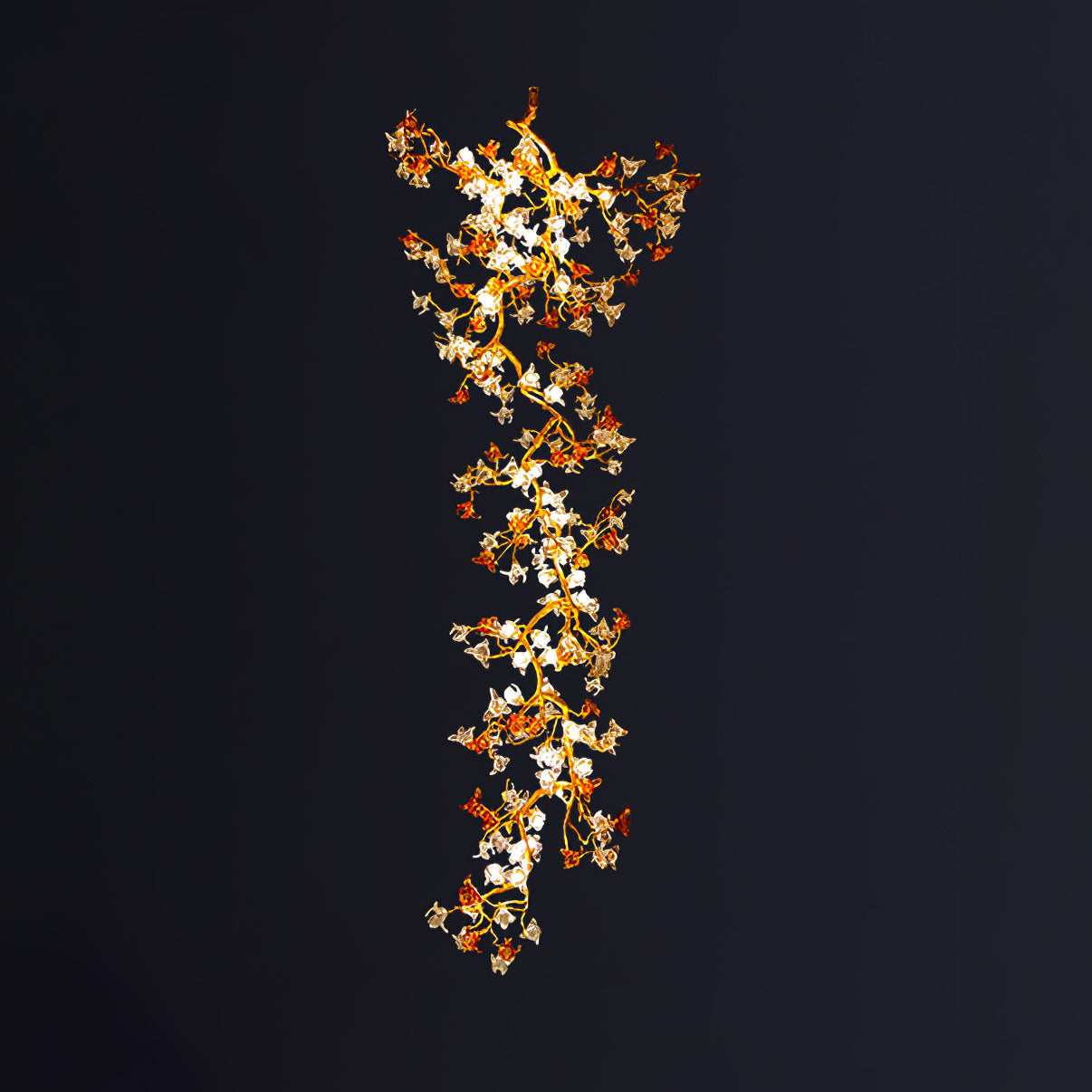 Brass Maple Branch Chandelier - Nuvé