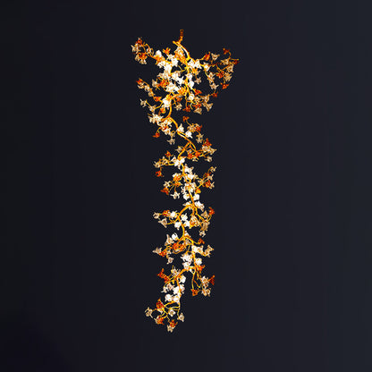 Brass Maple Branch Chandelier - Nuvé