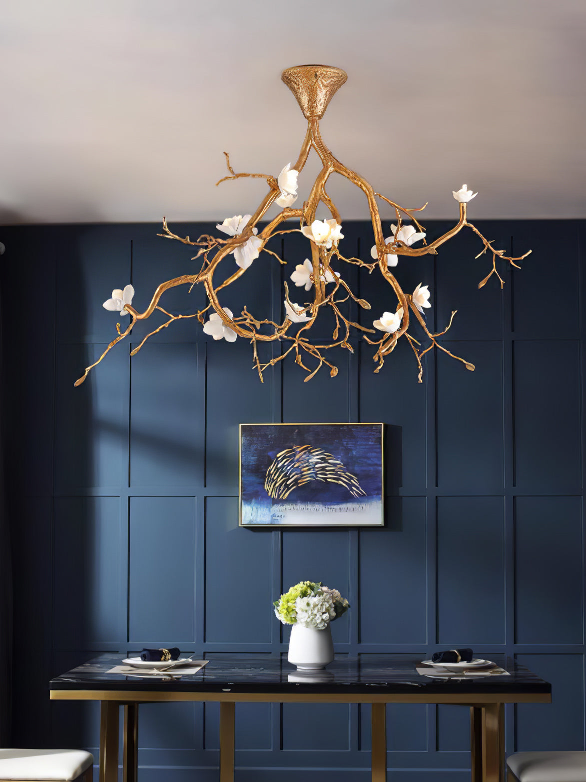 Tree Branches Flower Ceiling Lamp - Nuvé