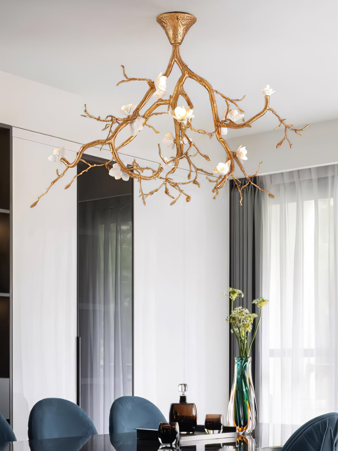 Tree Branches Flower Ceiling Lamp - Nuvé