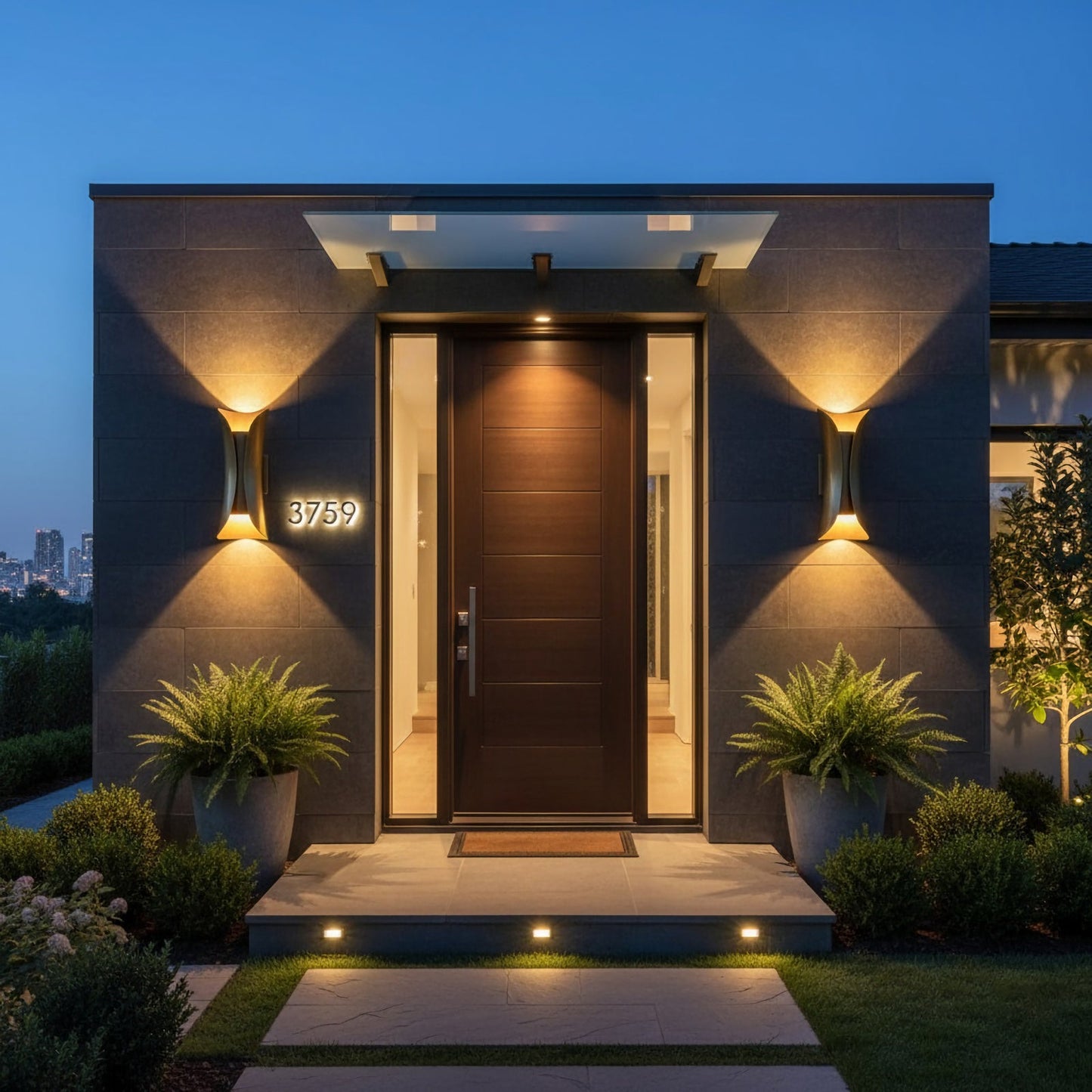 Bronze Modern Wall Lamp - Nuvé