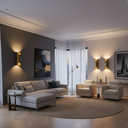 Bronze Modern Wall Lamp - Nuvé