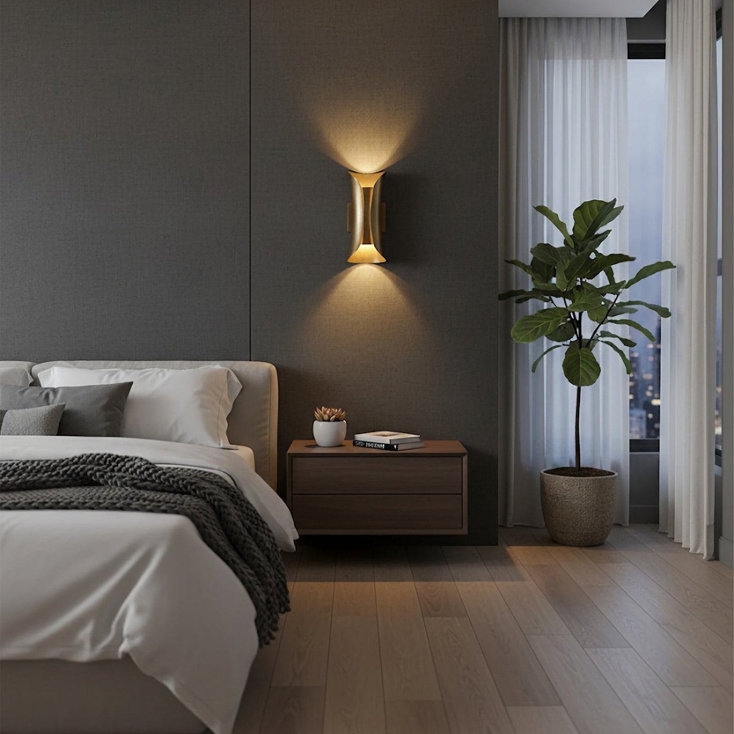 Bronze Modern Wall Lamp