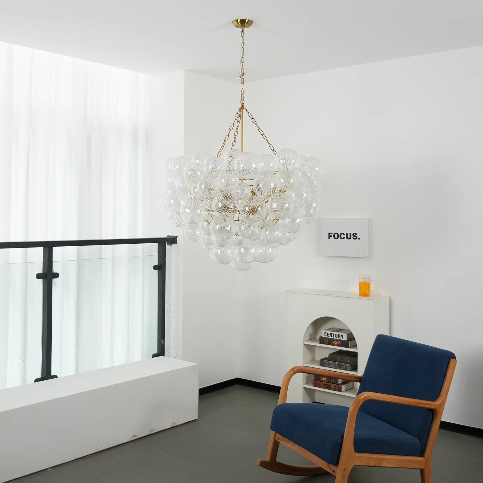 Bubbles Glass Ball Chandelier - Nuvé