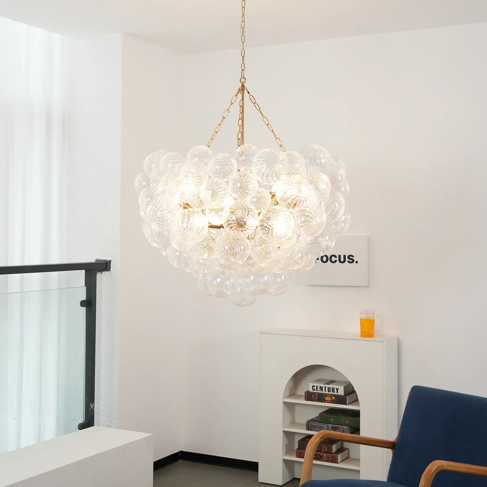 Bubbles Glass Ball Chandelier - Nuvé