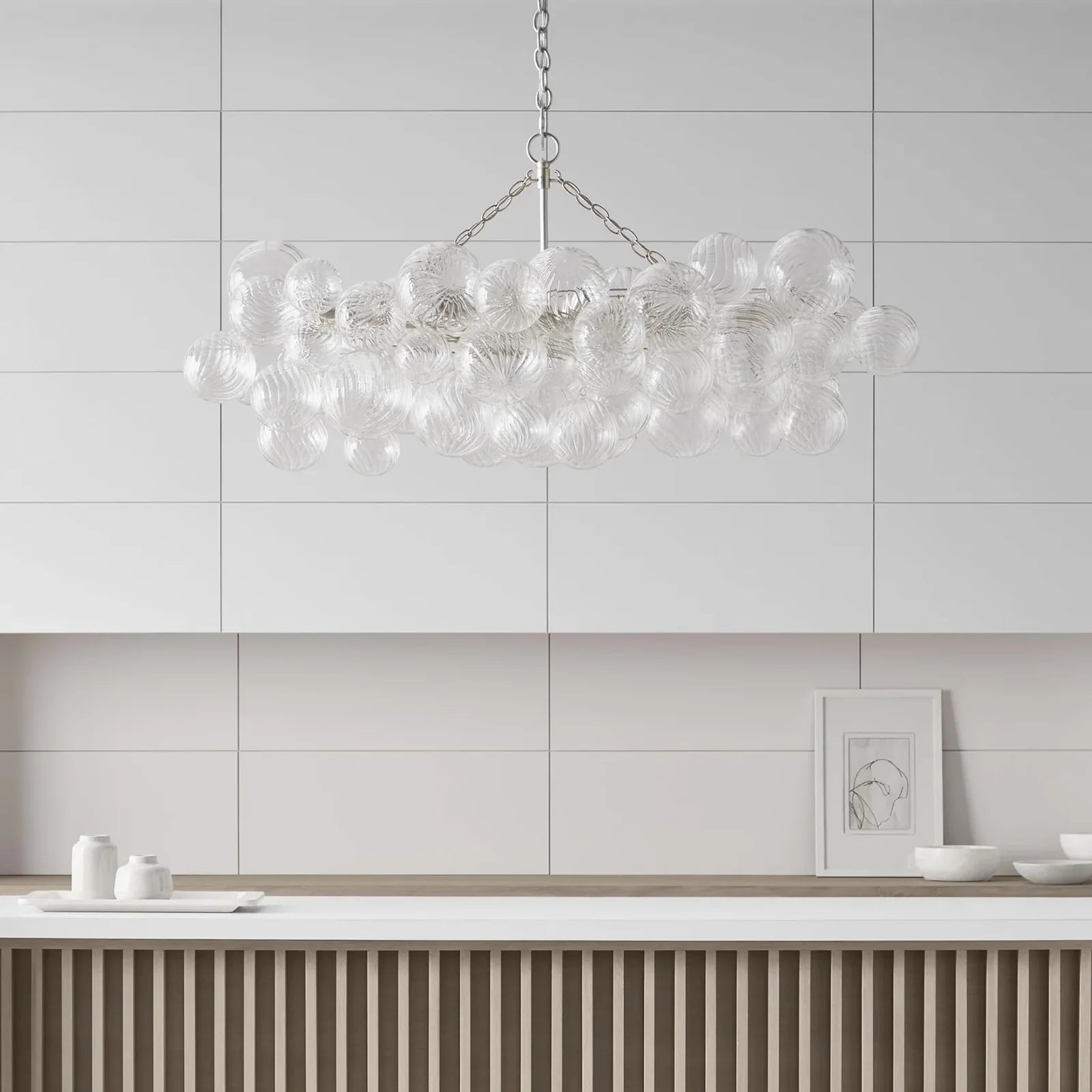 Bubbles Glass Ball Chandelier - Nuvé