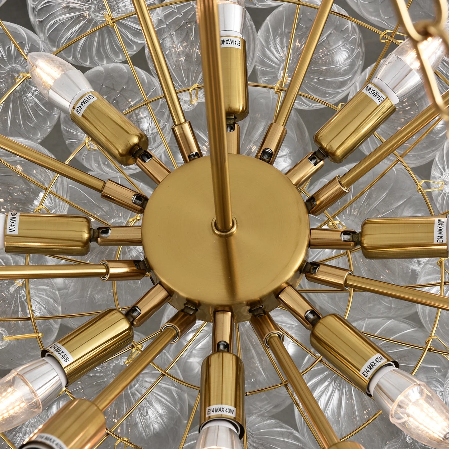 Bubbles Glass Ball Chandelier - Nuvé