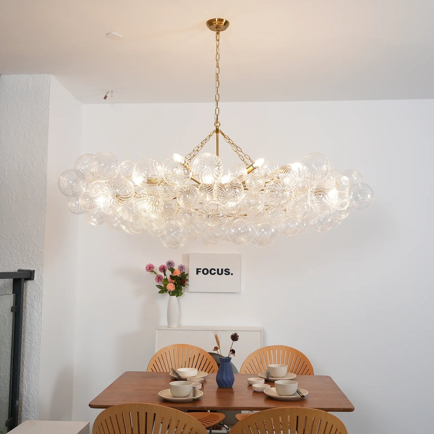 Bubbles Glass Ball Chandelier - Nuvé