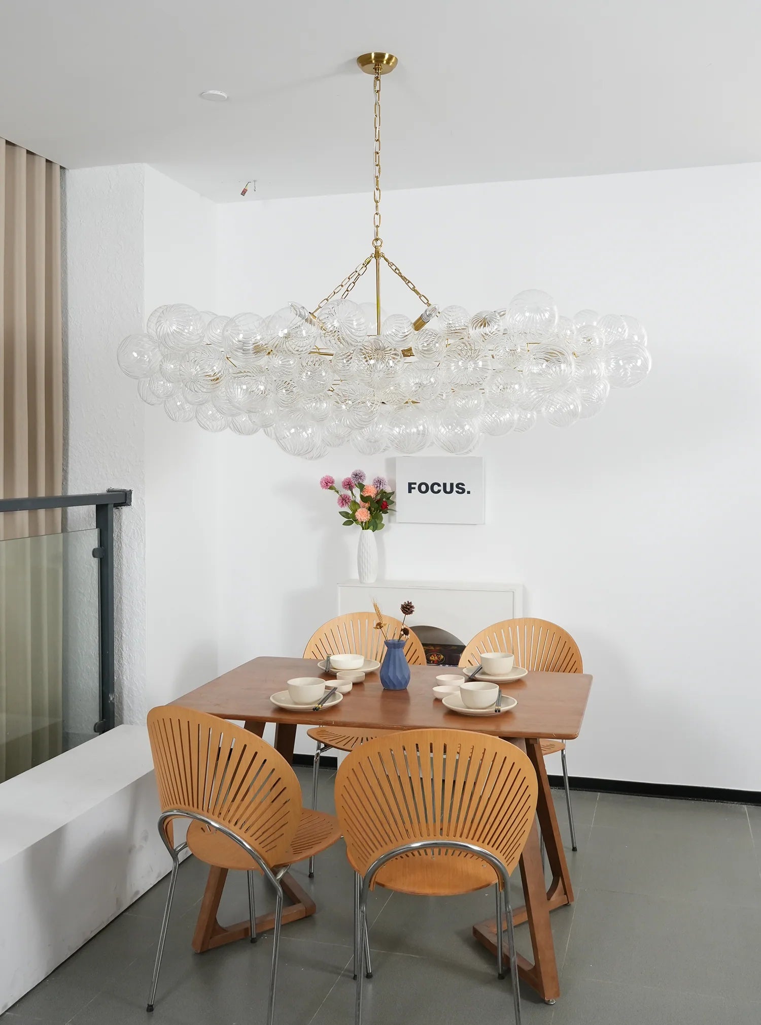 Bubbles Glass Ball Chandelier - Nuvé