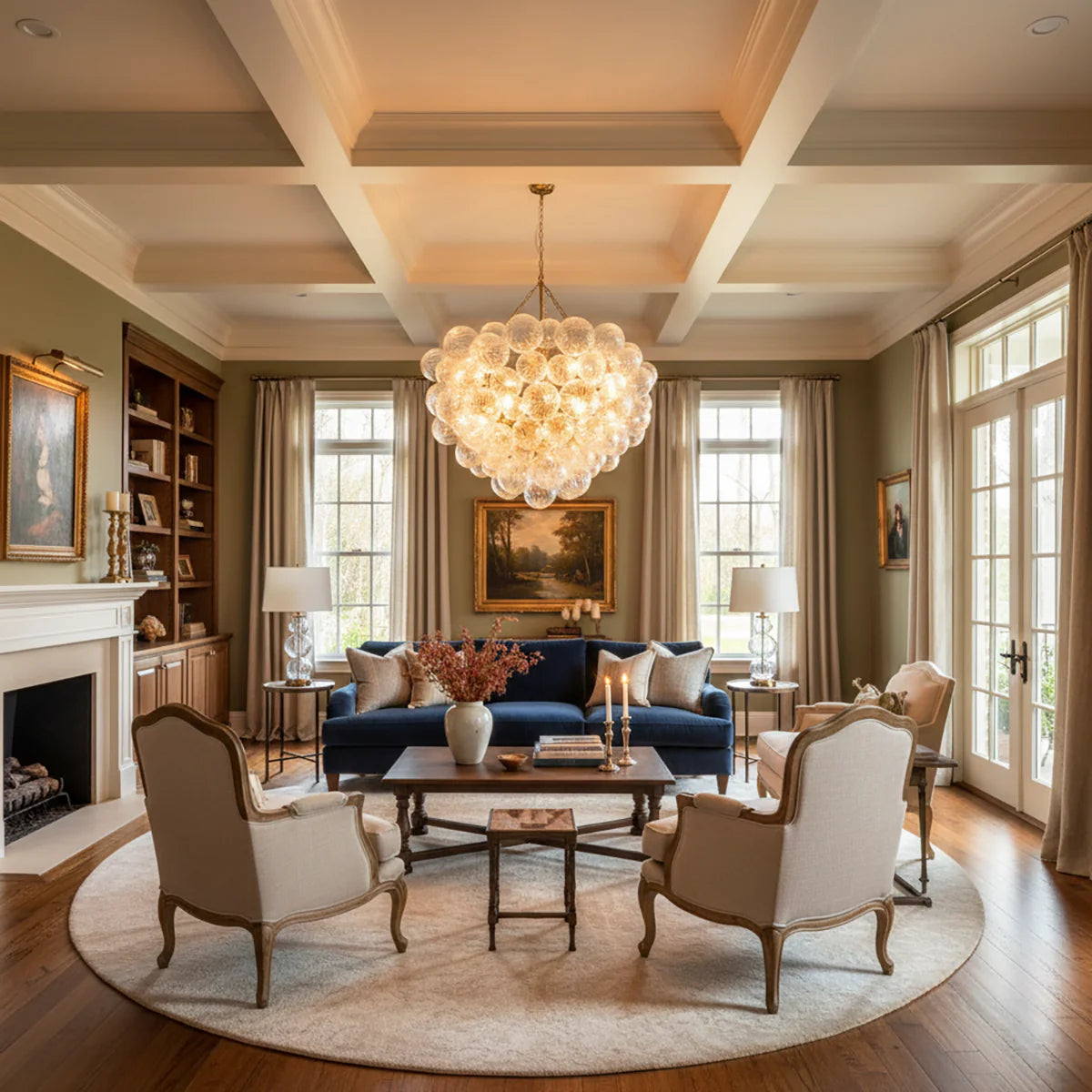 Bubbles Glass Ball Chandelier - Nuvé