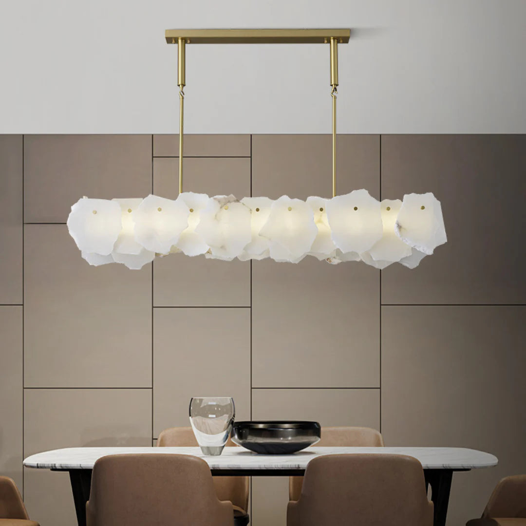 Irregular Burton Alabaster Chandelier