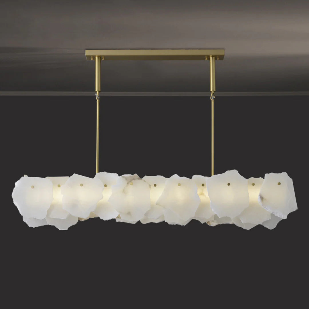 Irregular Burton Alabaster Chandelier