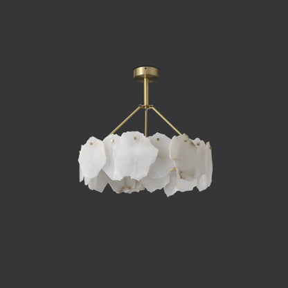 Irregular Burton Alabaster Chandelier
