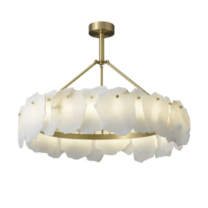Irregular Burton Alabaster Chandelier