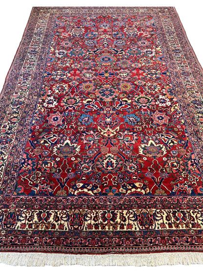 Antique Persian Bakhtiari Rug – Timeless Masterpiece 8'6" x 13'2" - Nuvé