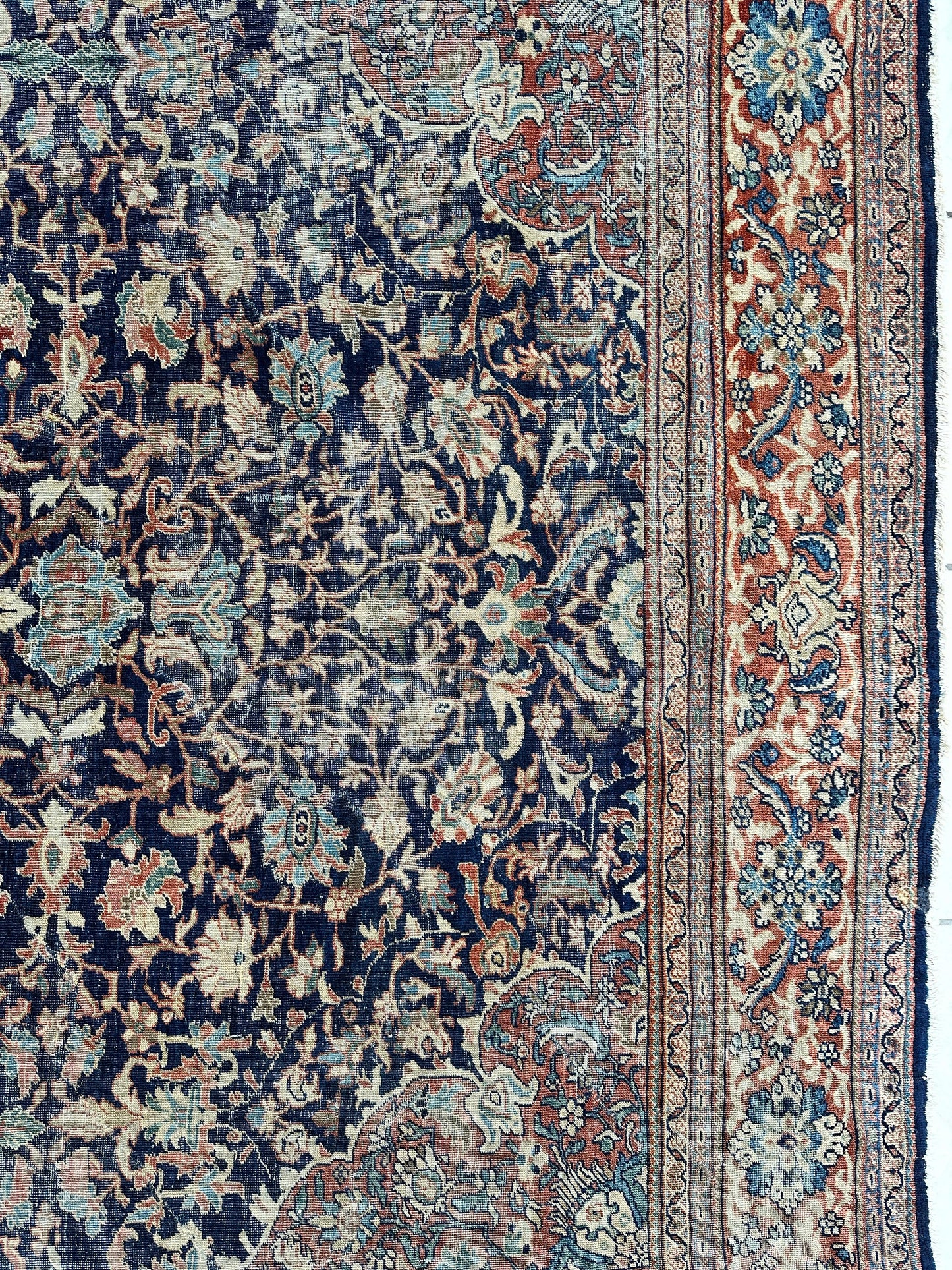 Antique Persian Mahal Rug 8’3”x12’ - Circa 1900 Treasure - Nuvé