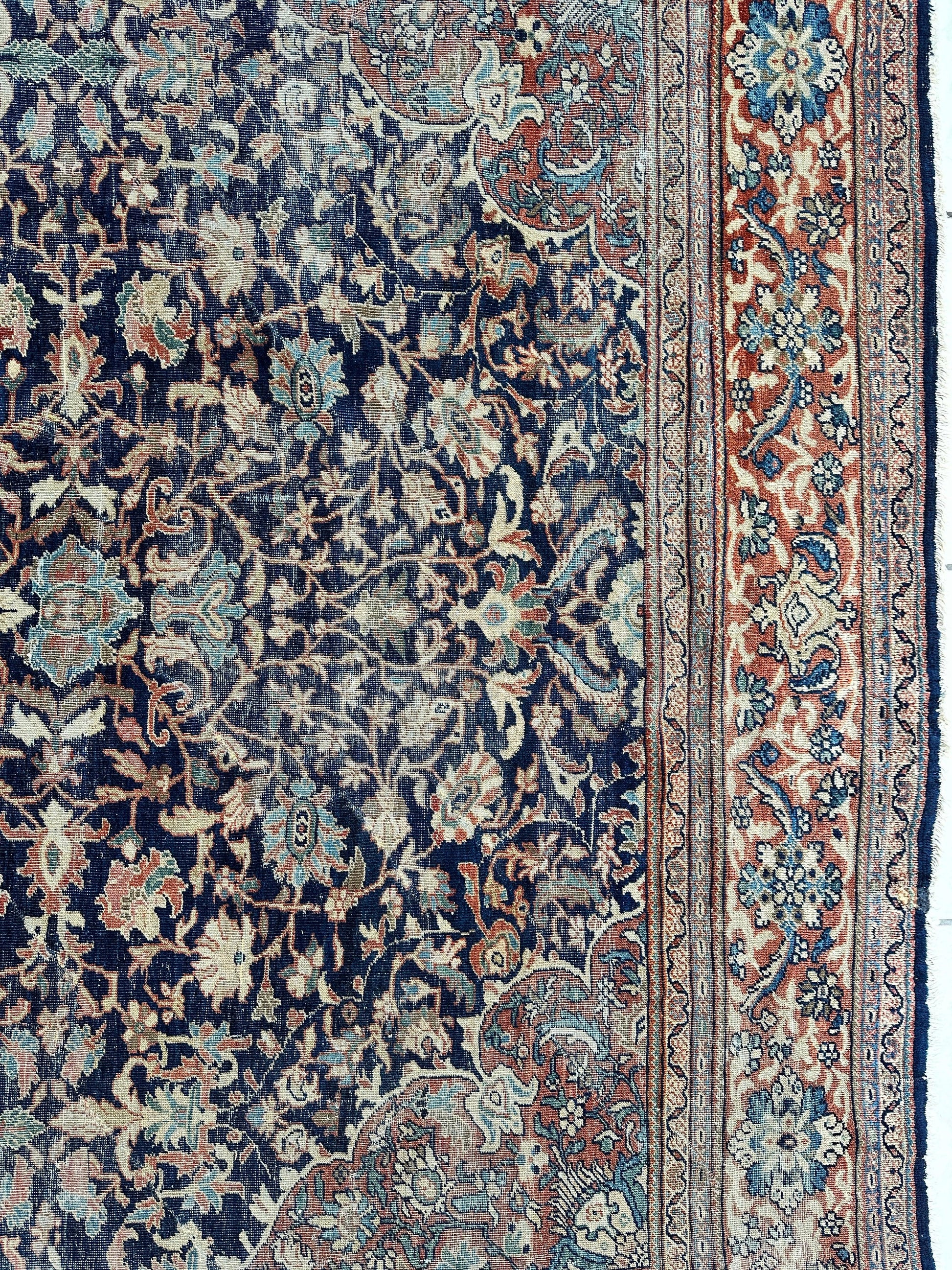 Antique Persian Mahal Rug 8’3”x12’ - Circa 1900 Treasure - Nuvé