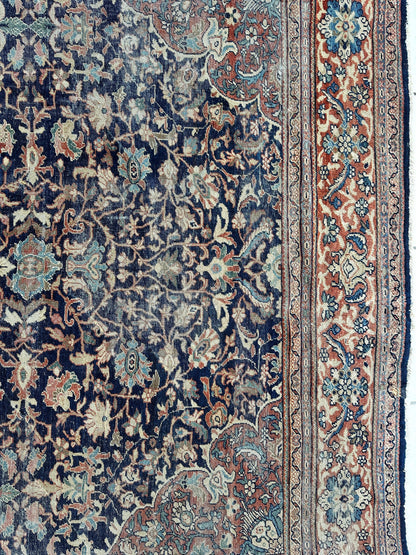 Antique Persian Mahal Rug 8’3”x12’ - Circa 1900 Treasure - Nuvé