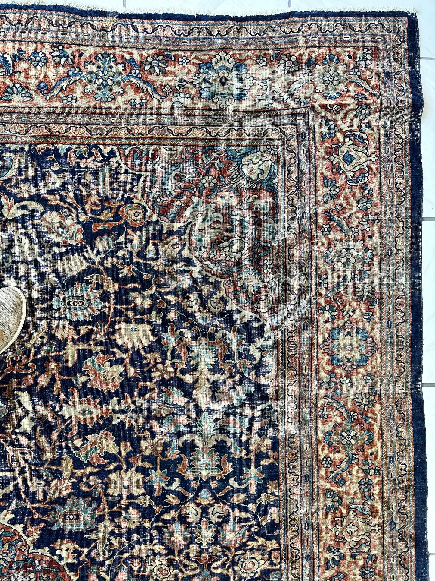 Antique Persian Mahal Rug 8’3”x12’ - Circa 1900 Treasure - Nuvé