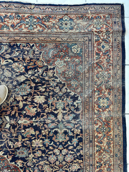 Antique Persian Mahal Rug 8’3”x12’ - Circa 1900 Treasure - Nuvé