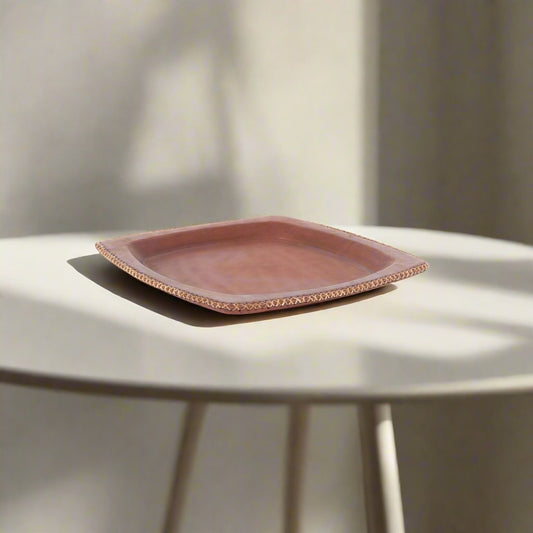 Chulina | 9" Square Leather Tray - Nuvé
