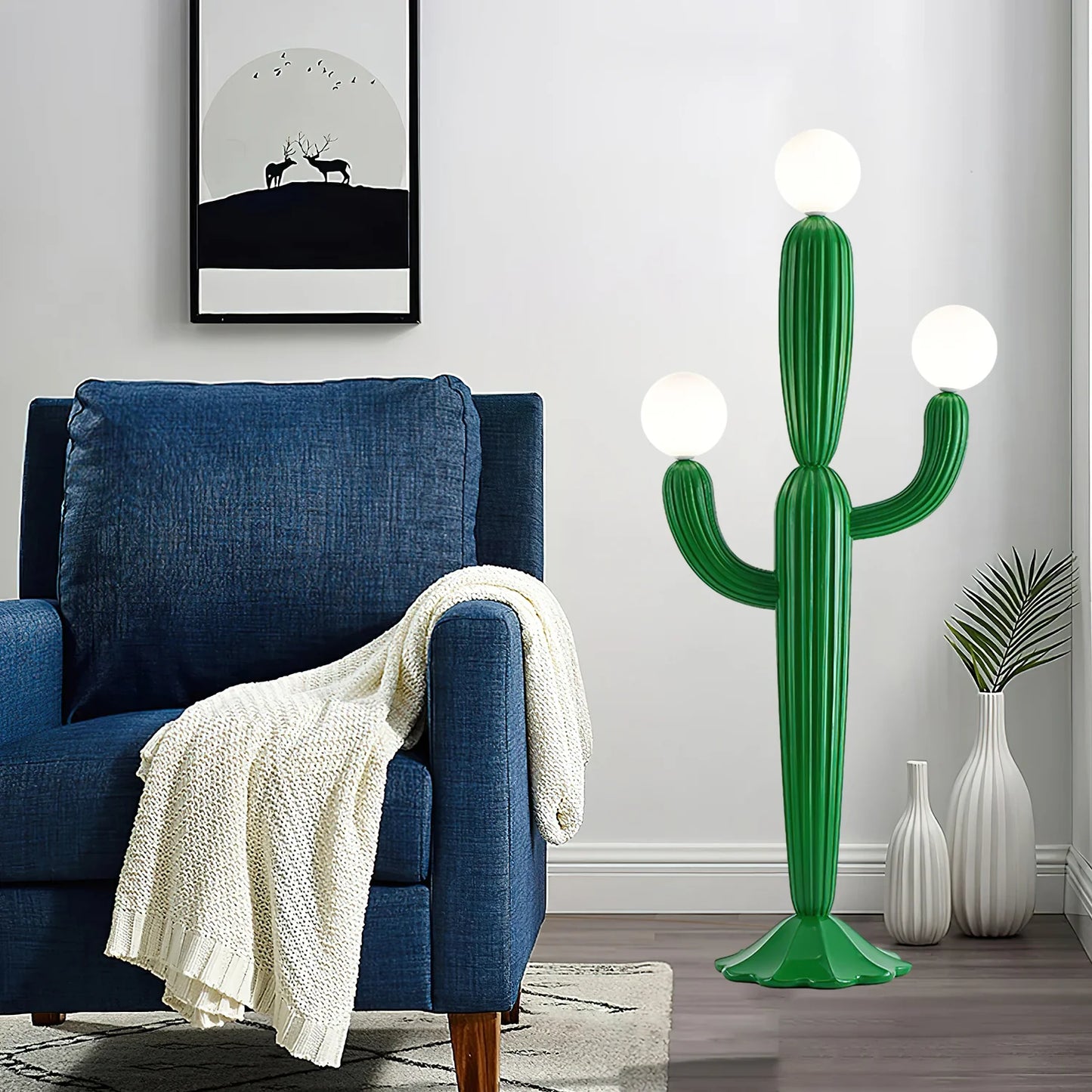 Cactus Glass Floor Lamp - Nuvé