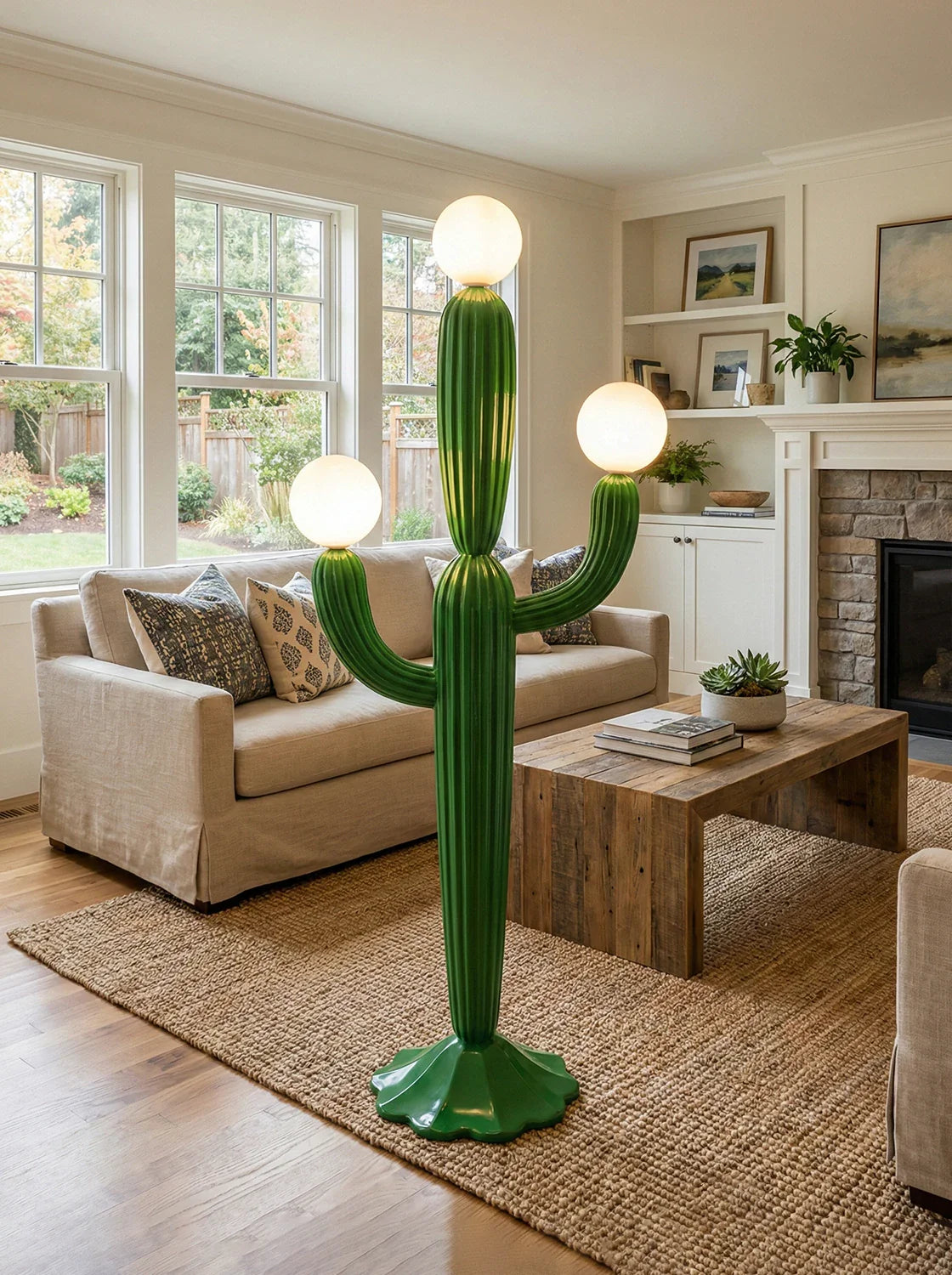 Cactus Glass Floor Lamp - Nuvé