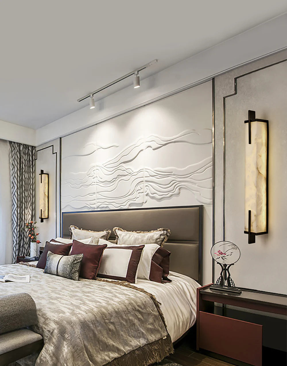 Alabaster Calliope Wall Sconce - Nuvé