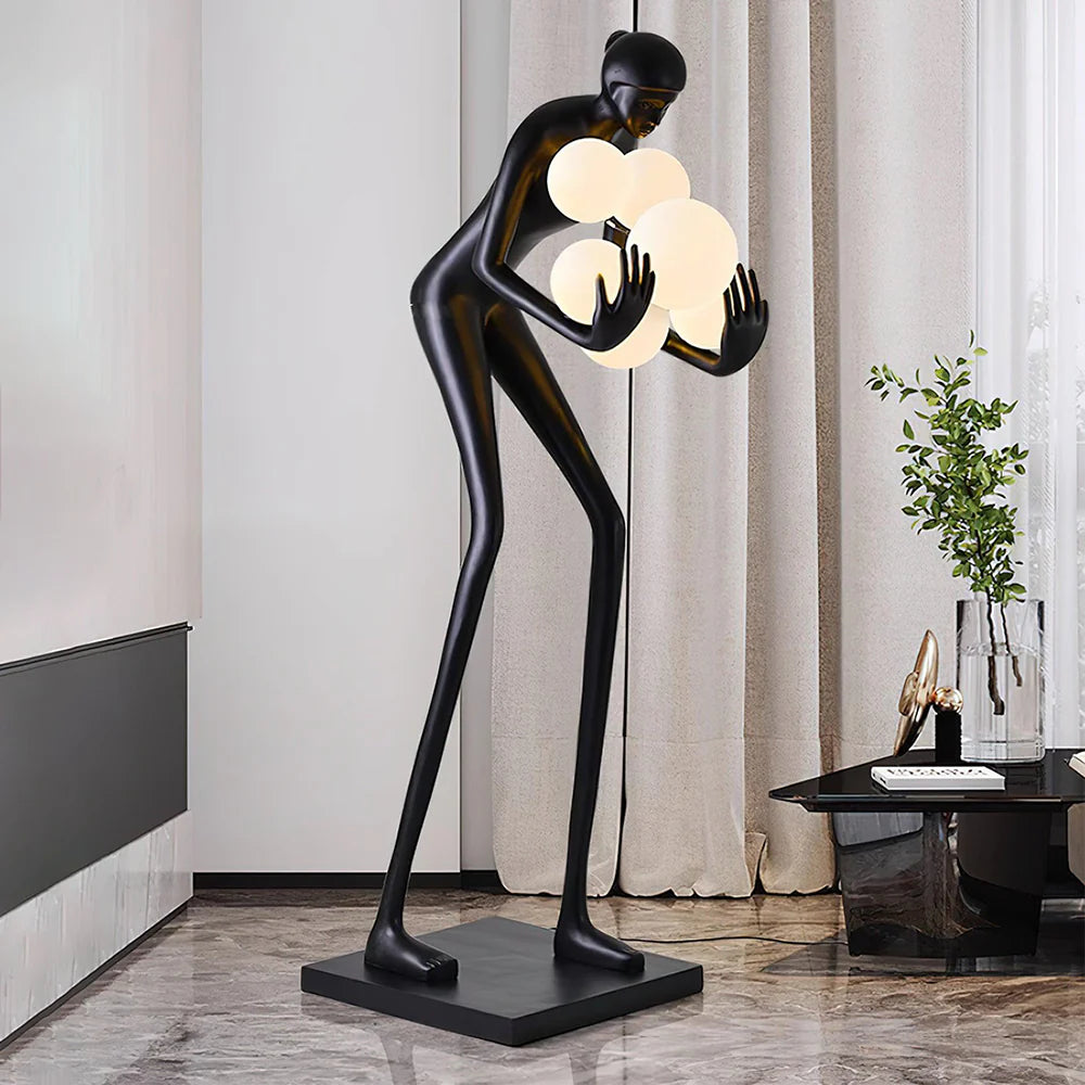 Calliope Statue Decoration Floor Lamp - Nuvé