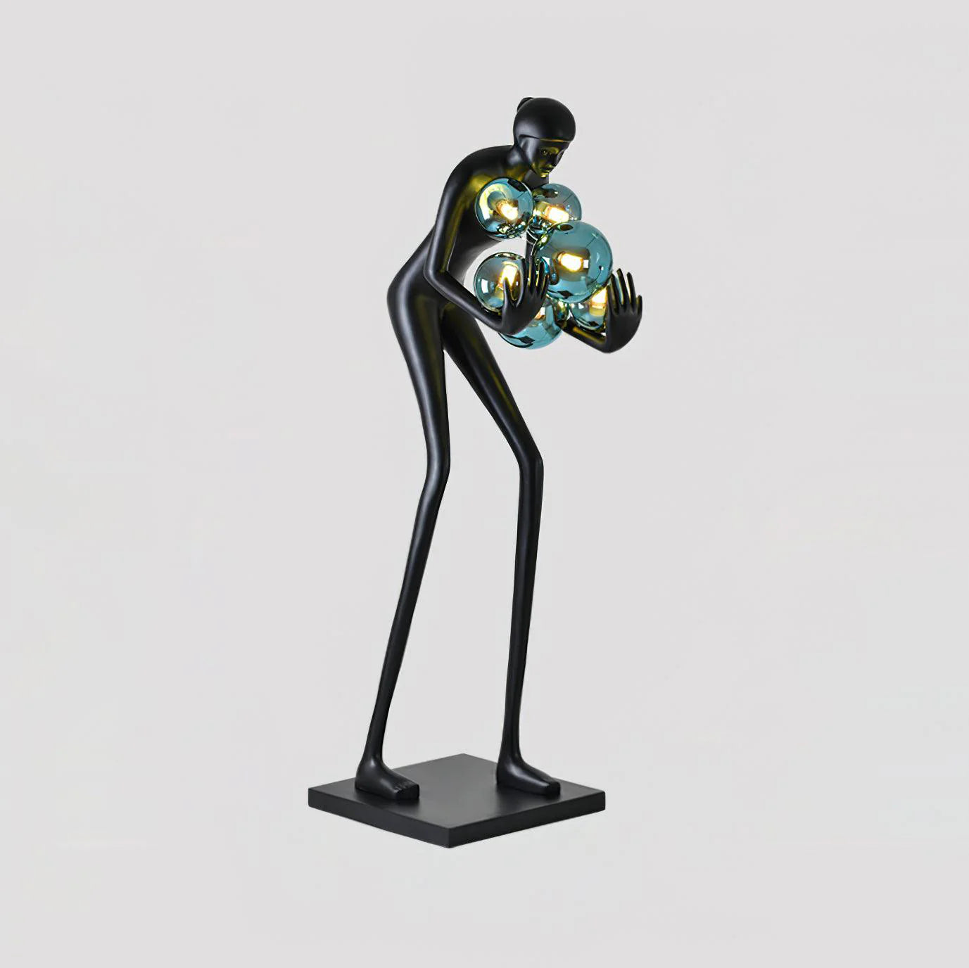 Calliope Statue Decoration Floor Lamp - Nuvé