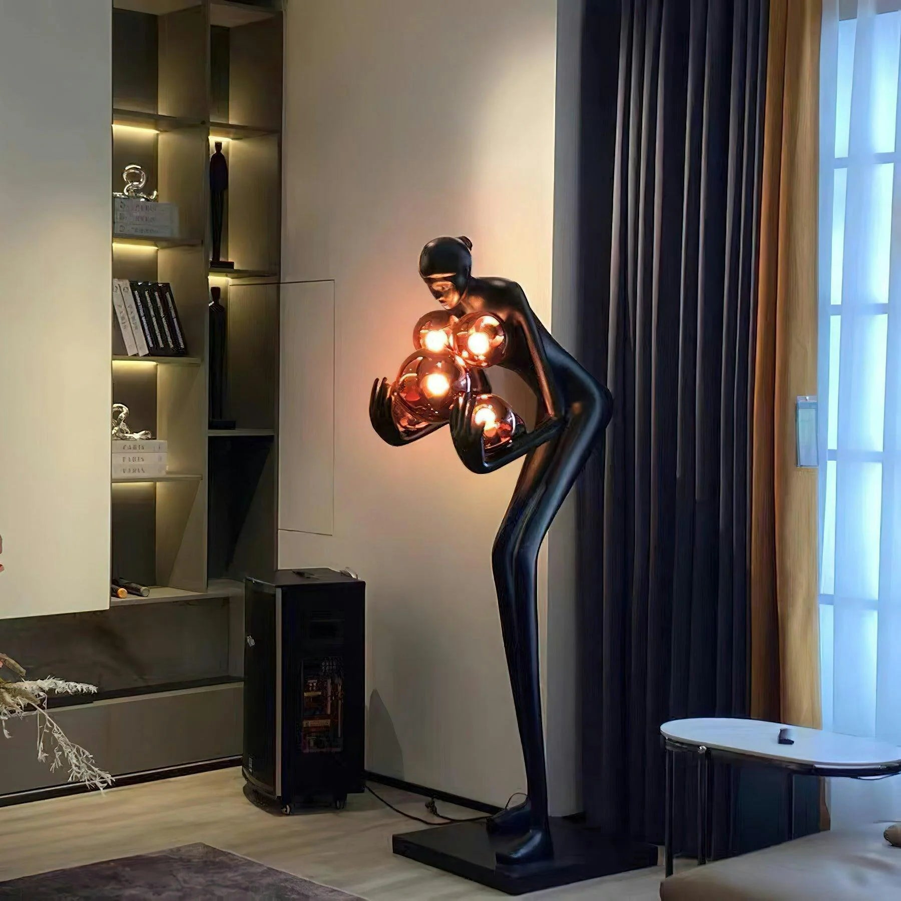 Calliope Statue Decoration Floor Lamp - Nuvé