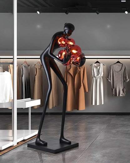 Calliope Statue Decoration Floor Lamp - Nuvé