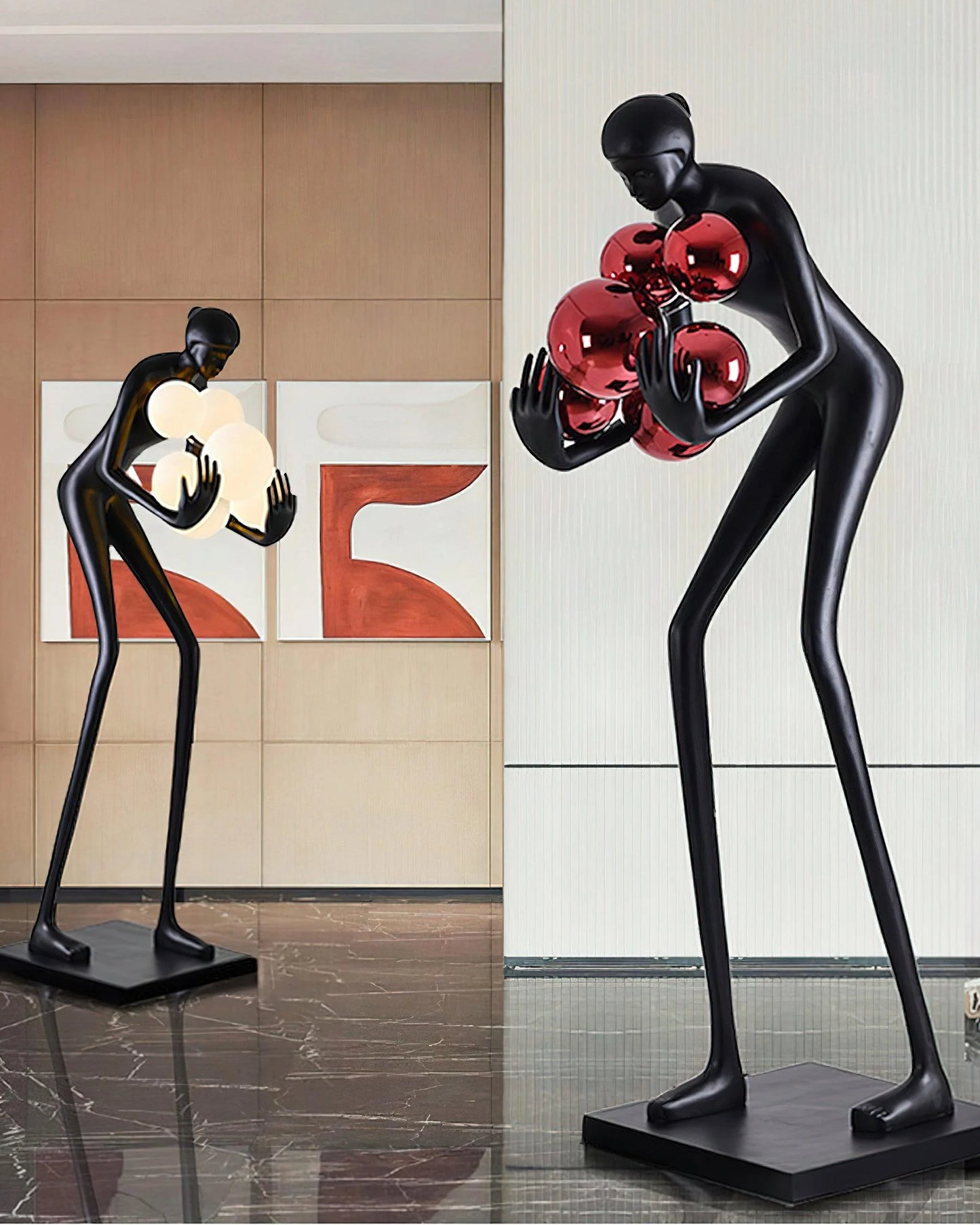 Calliope Statue Decoration Floor Lamp - Nuvé