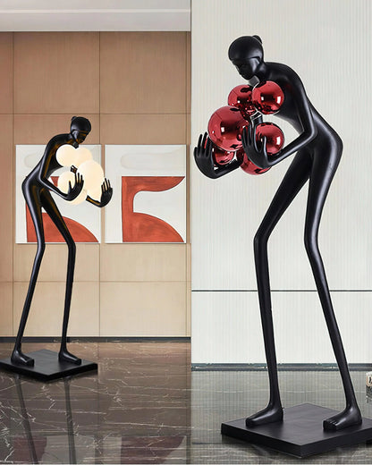 Calliope Statue Decoration Floor Lamp - Nuvé