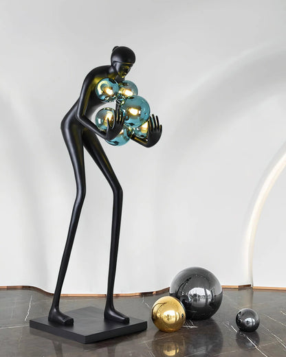 Calliope Statue Decoration Floor Lamp - Nuvé