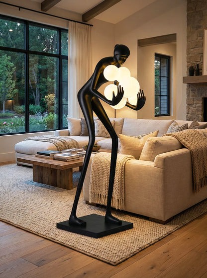 Calliope Statue Decoration Floor Lamp - Nuvé